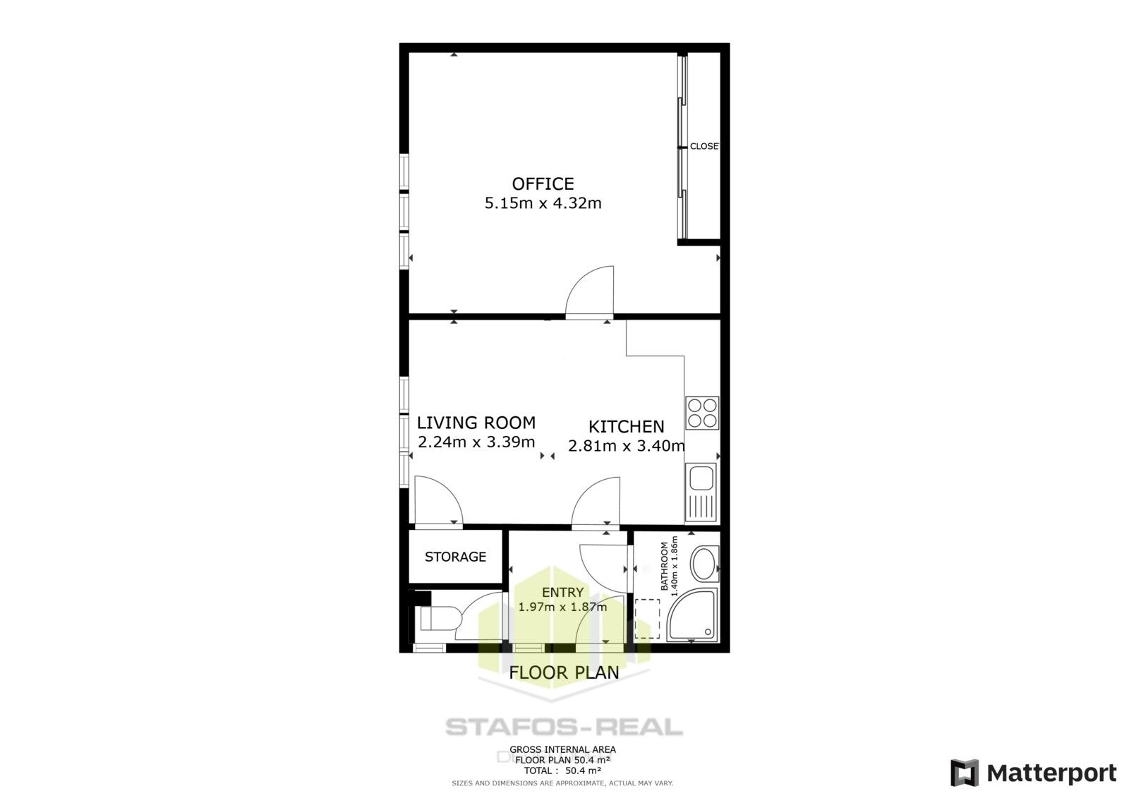 Pronájem byt 2+kk - Charkovská 196, Olomouc, 48 m²