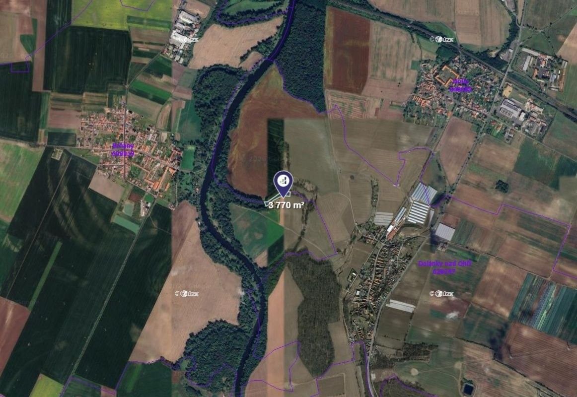 Prodej louka - Brňany, 3 770 m² - 2