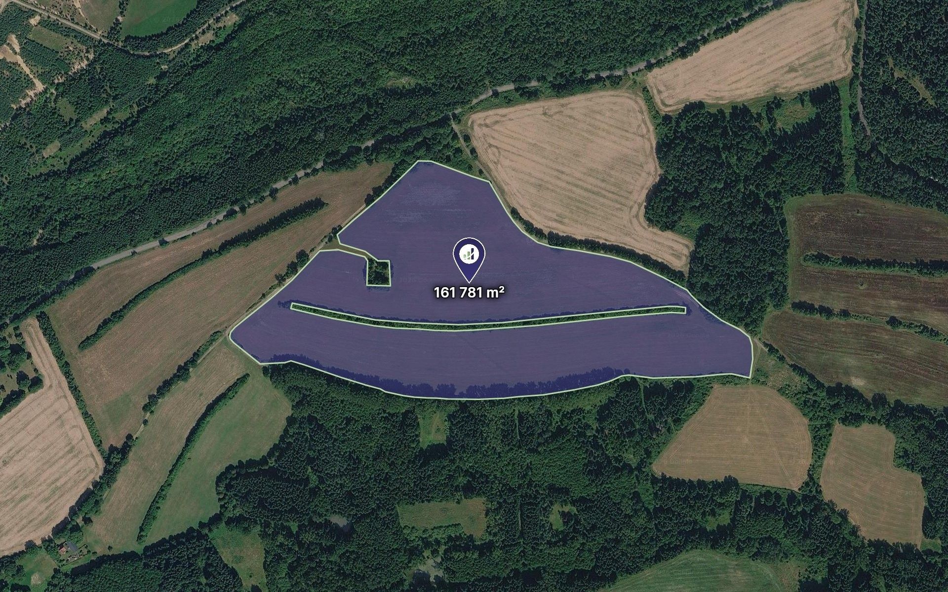 Zemědělské pozemky, Chlum Svaté Maří, 191 984 m² - 2