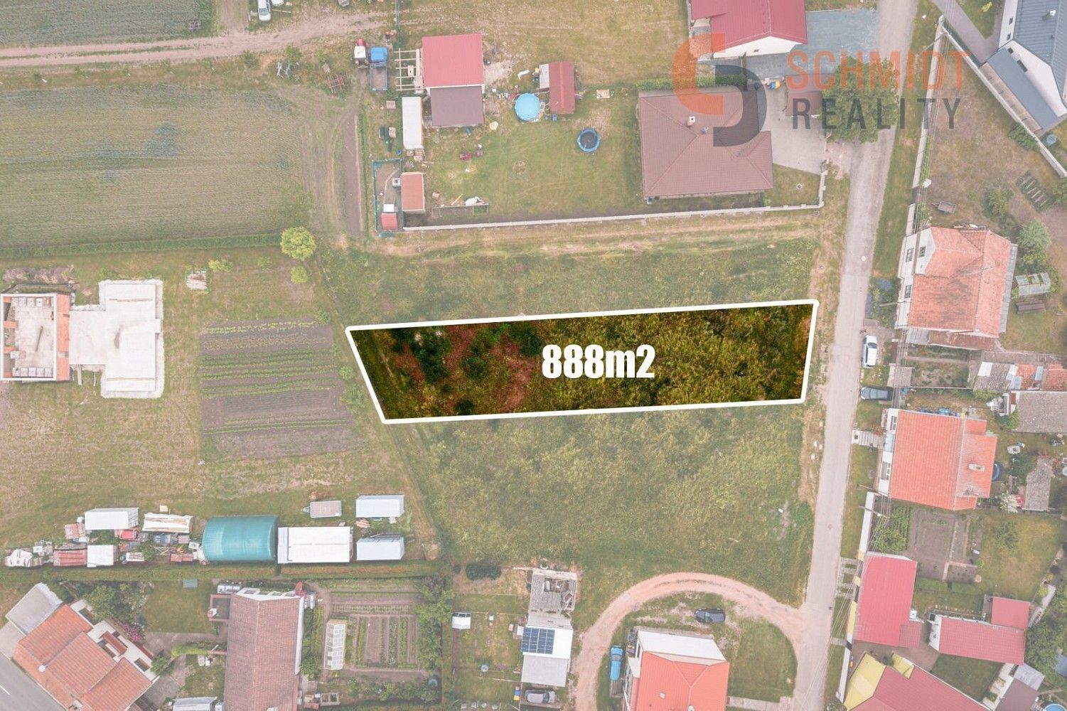 Pozemek pro bydlení, 888 m²