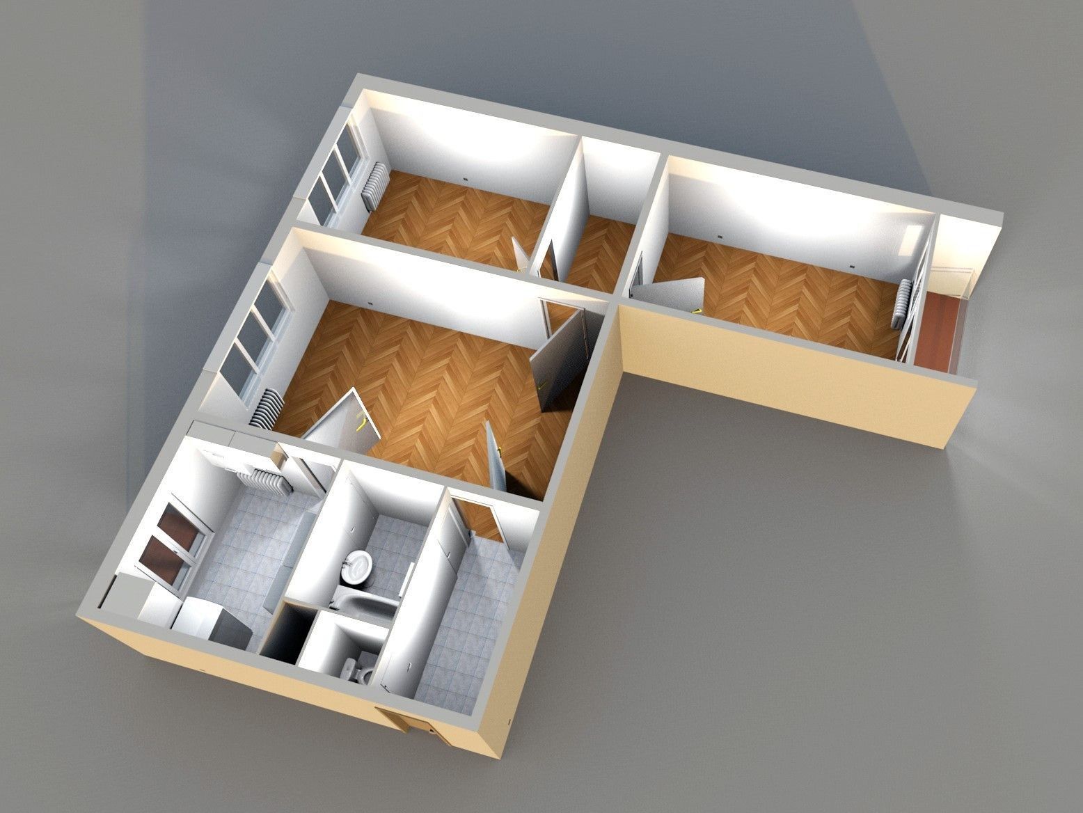 Byt 3+1 · 73 m² · Astrová, Ružinov - Trávniky, Bratislavský kraj - 3
