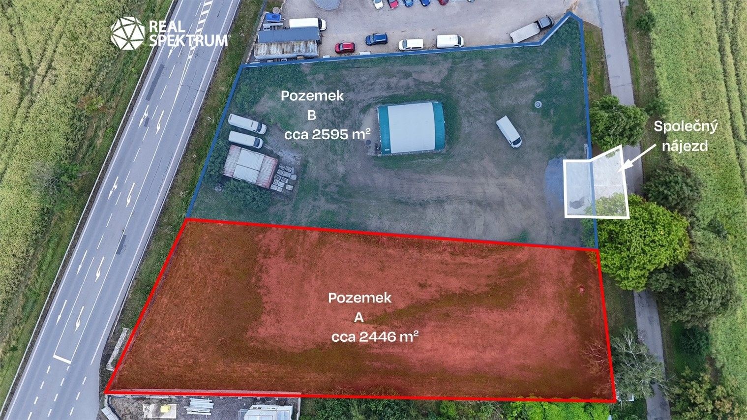 Komerční pozemky, Hosov, Jihlava, 5 041 m² - 1