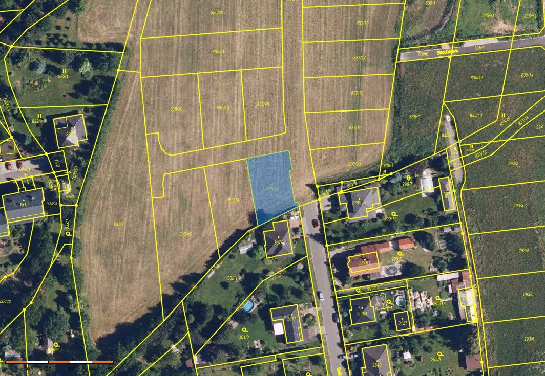 Stavební pozemek, Litovel – pohled 2