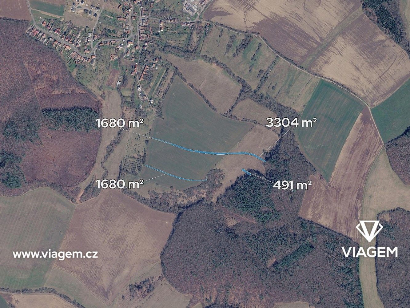 Prodej zemědělský pozemek - Dobrkovice, okres Zlín, Zlínský kraj - 2