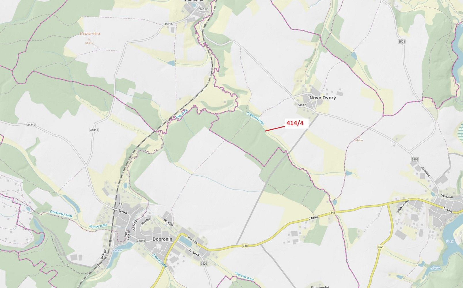 Lesy, Kamenná, okres Jihlava, Kraj Vysočina - 1