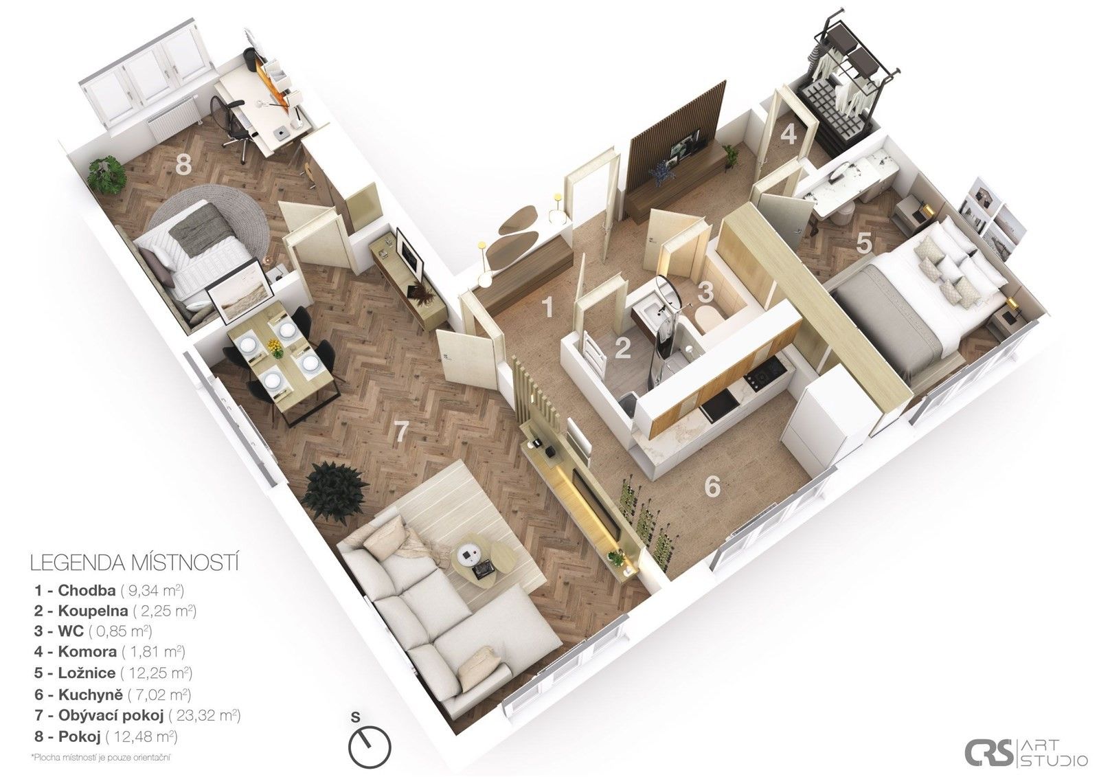 Prodej byt 3+1 - Švermova, Beroun, 70 m²