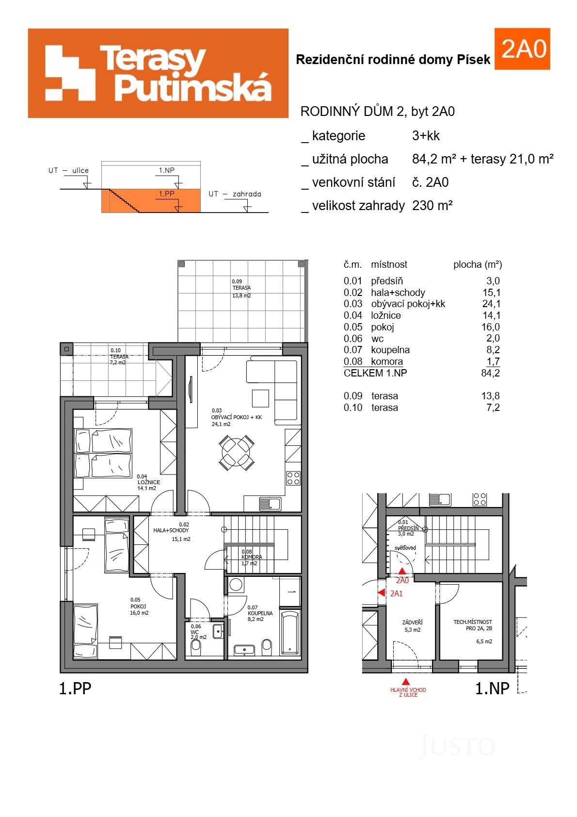 Byt 3+kk · 84 m² · Dolní  , Písek - 4