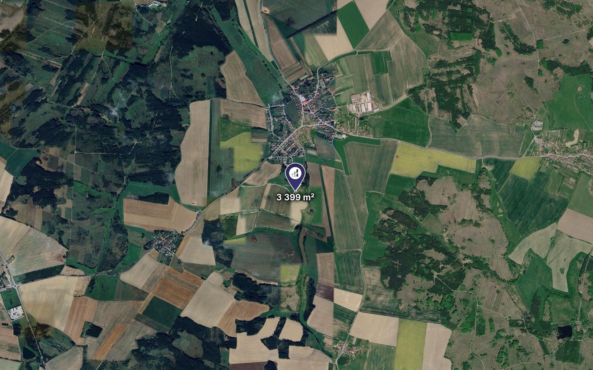 Prodej louka - Předín, 3 399 m² - 2