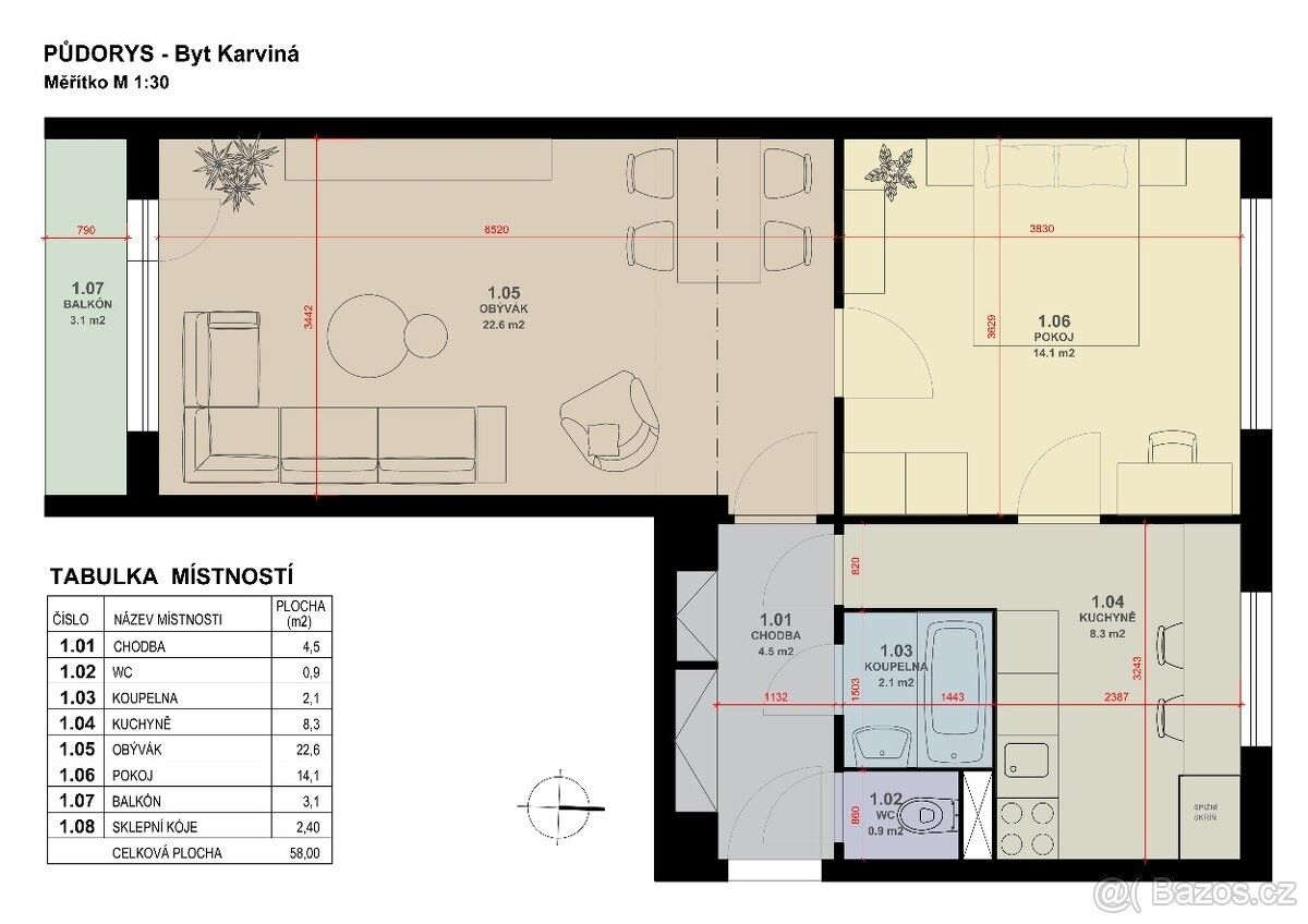 Byty, Karviná, 733 01