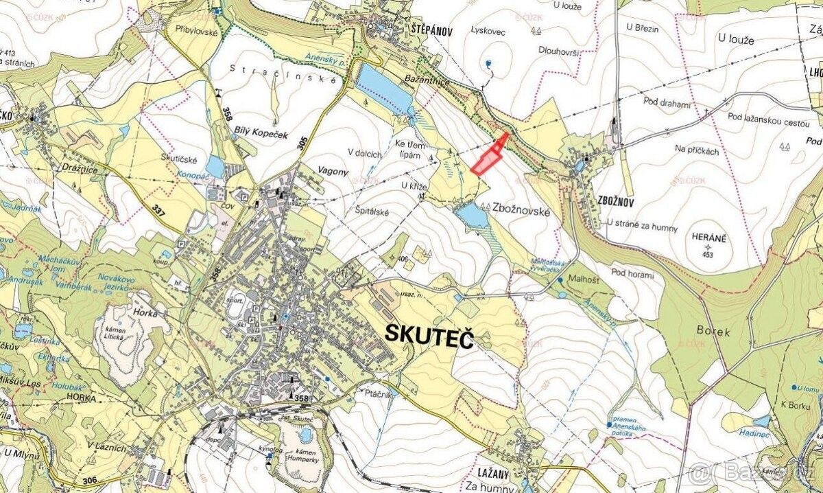 Prodej pozemek pro bydlení - Skuteč, 539 73