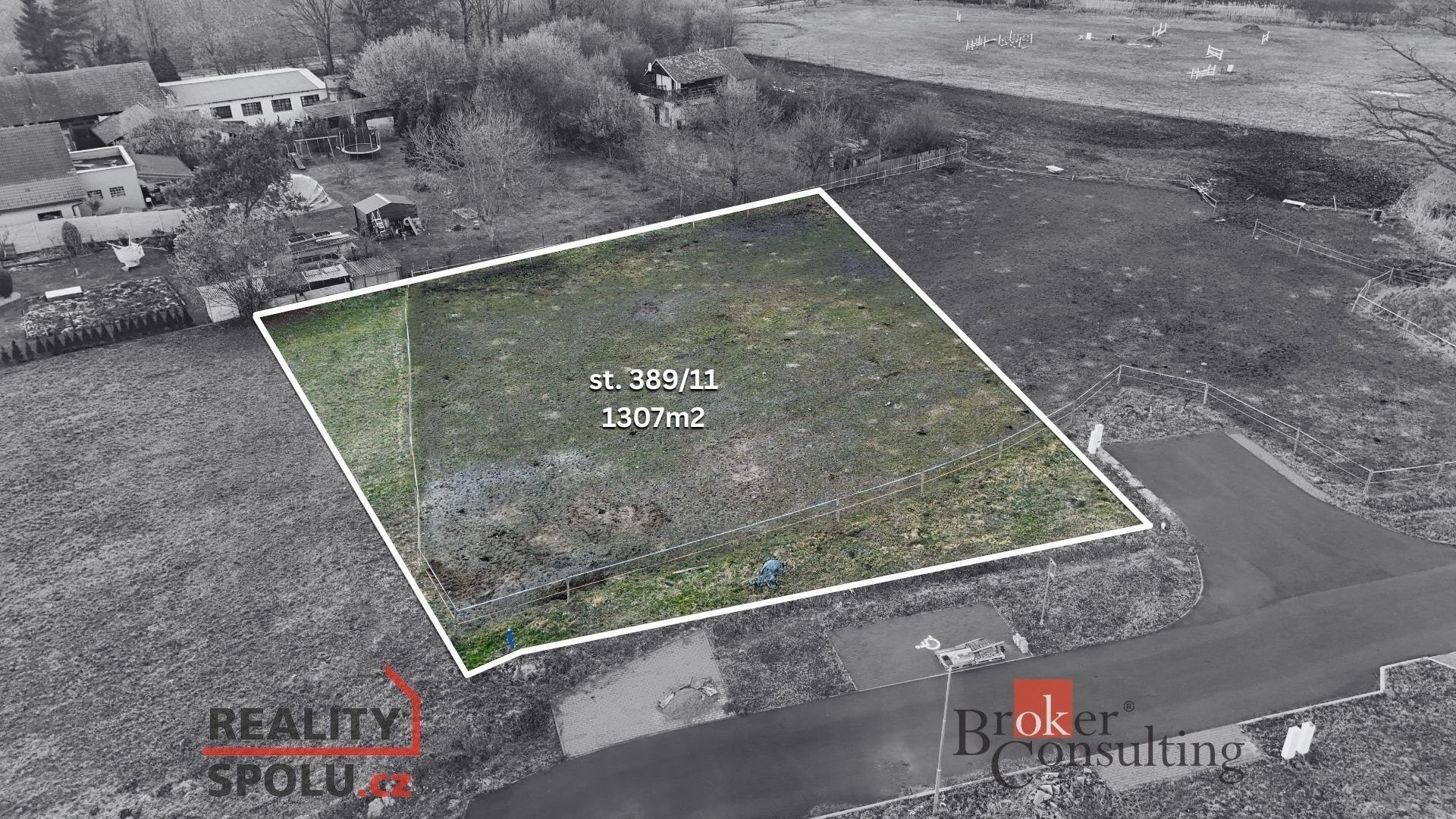 Pozemky pro bydlení, Rokytno, 1 307 m²