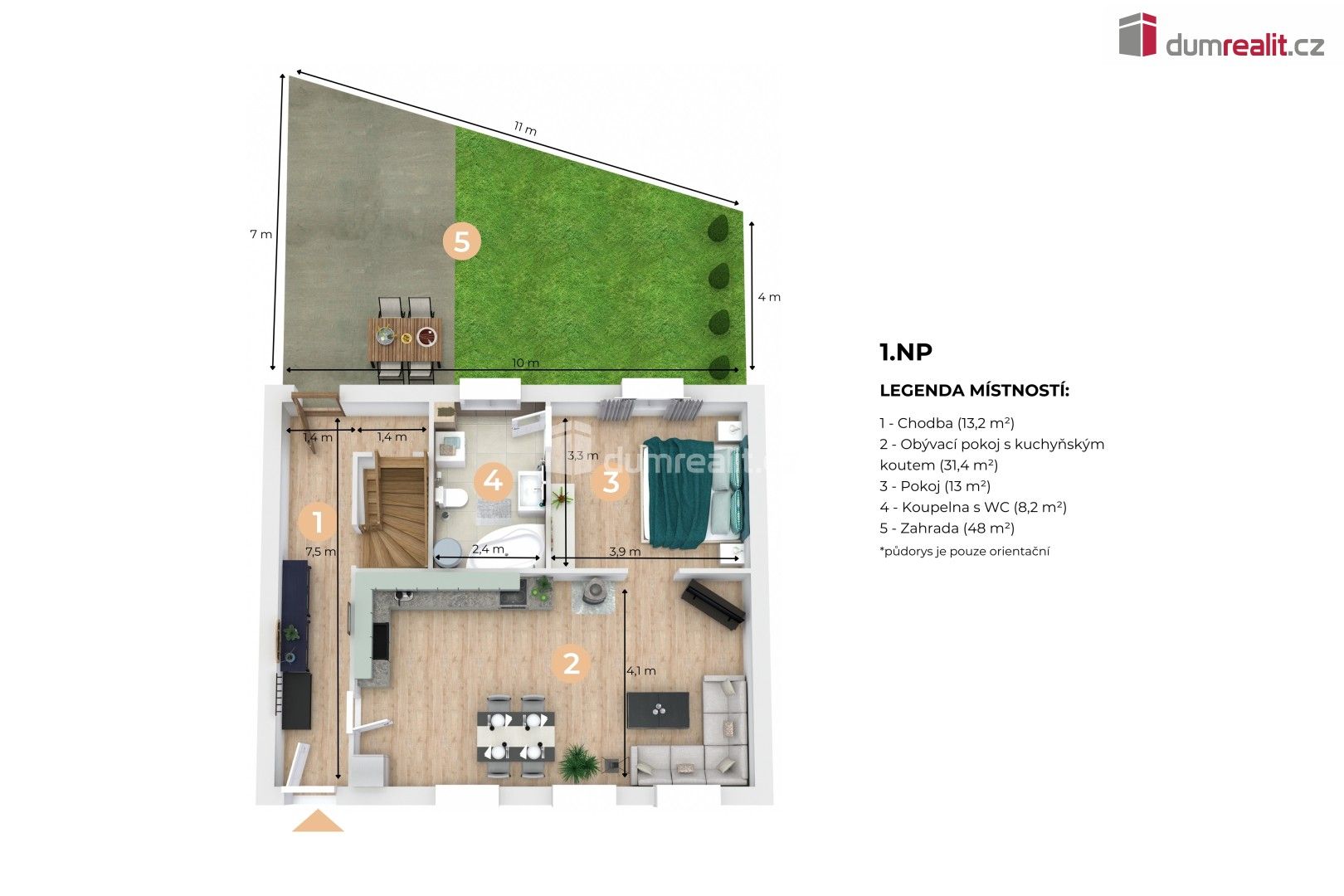 Prodej rodinný dům - Palackého, Vodňany, 151 m²