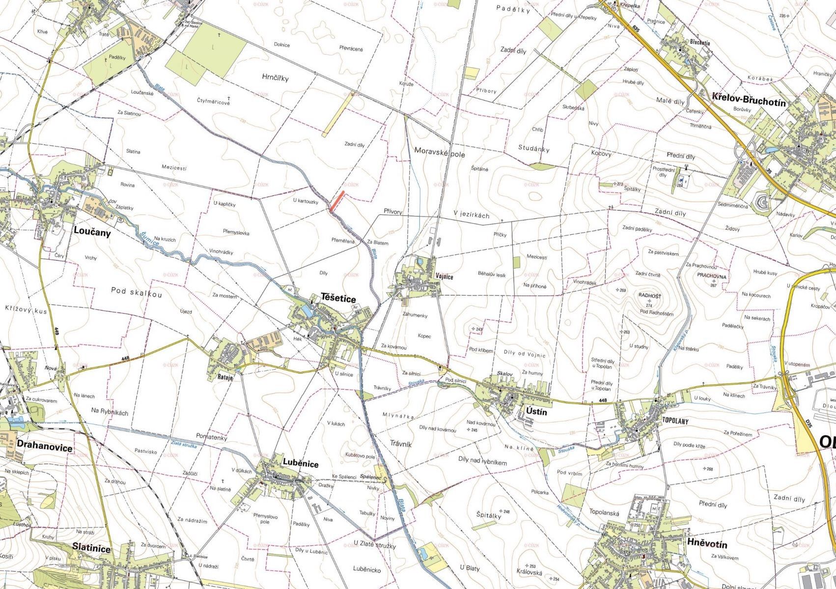 Prodej zemědělský pozemek - Loučany