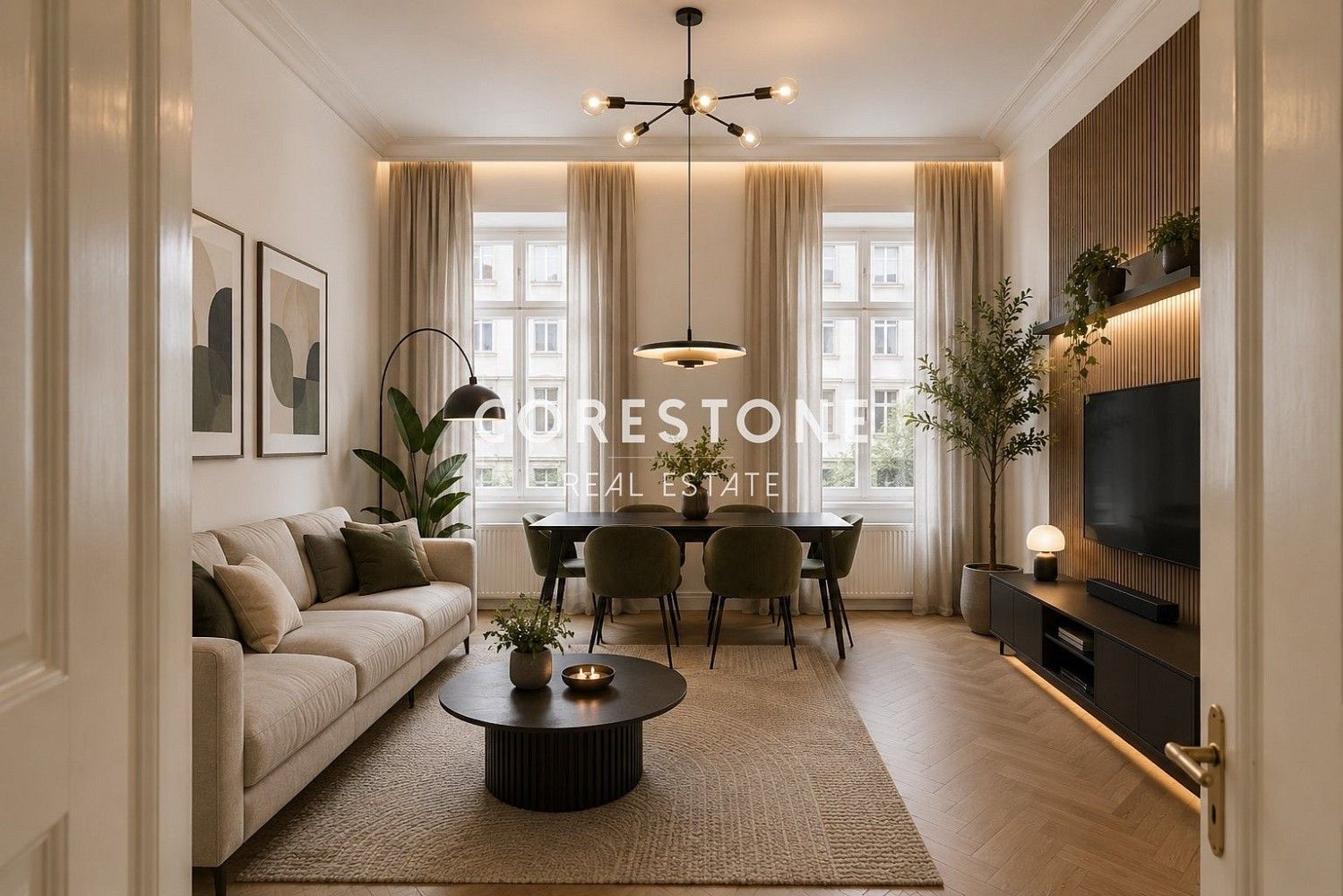 3+1, Praha - Karlín, okres Praha 8, Hlavní město Praha, 95 m² - 2