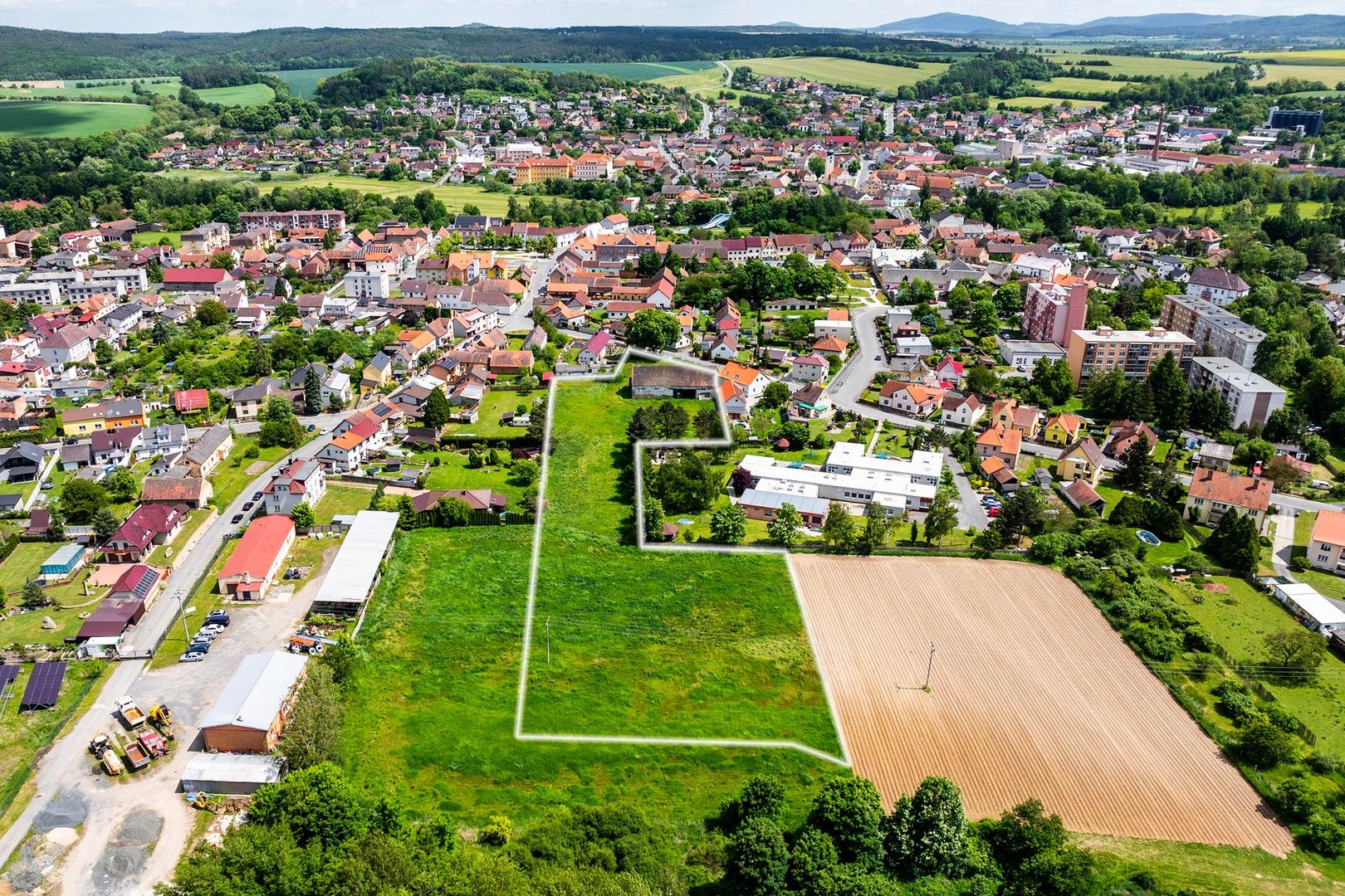 Pozemky pro bydlení, Staňkov, 10 396 m² - 1