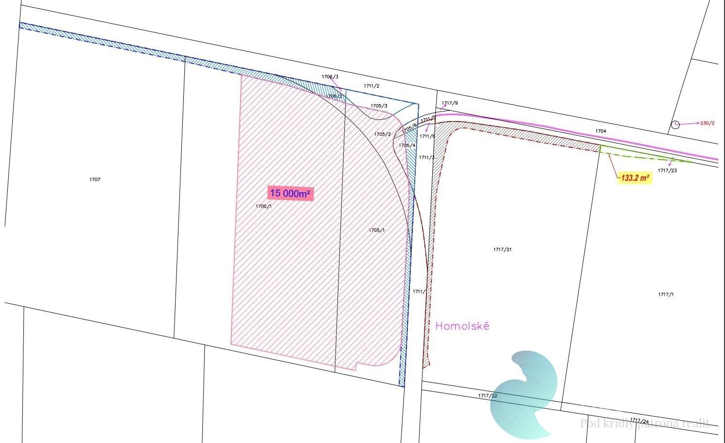 Prodej komerční pozemek - , Planá, 15 m²