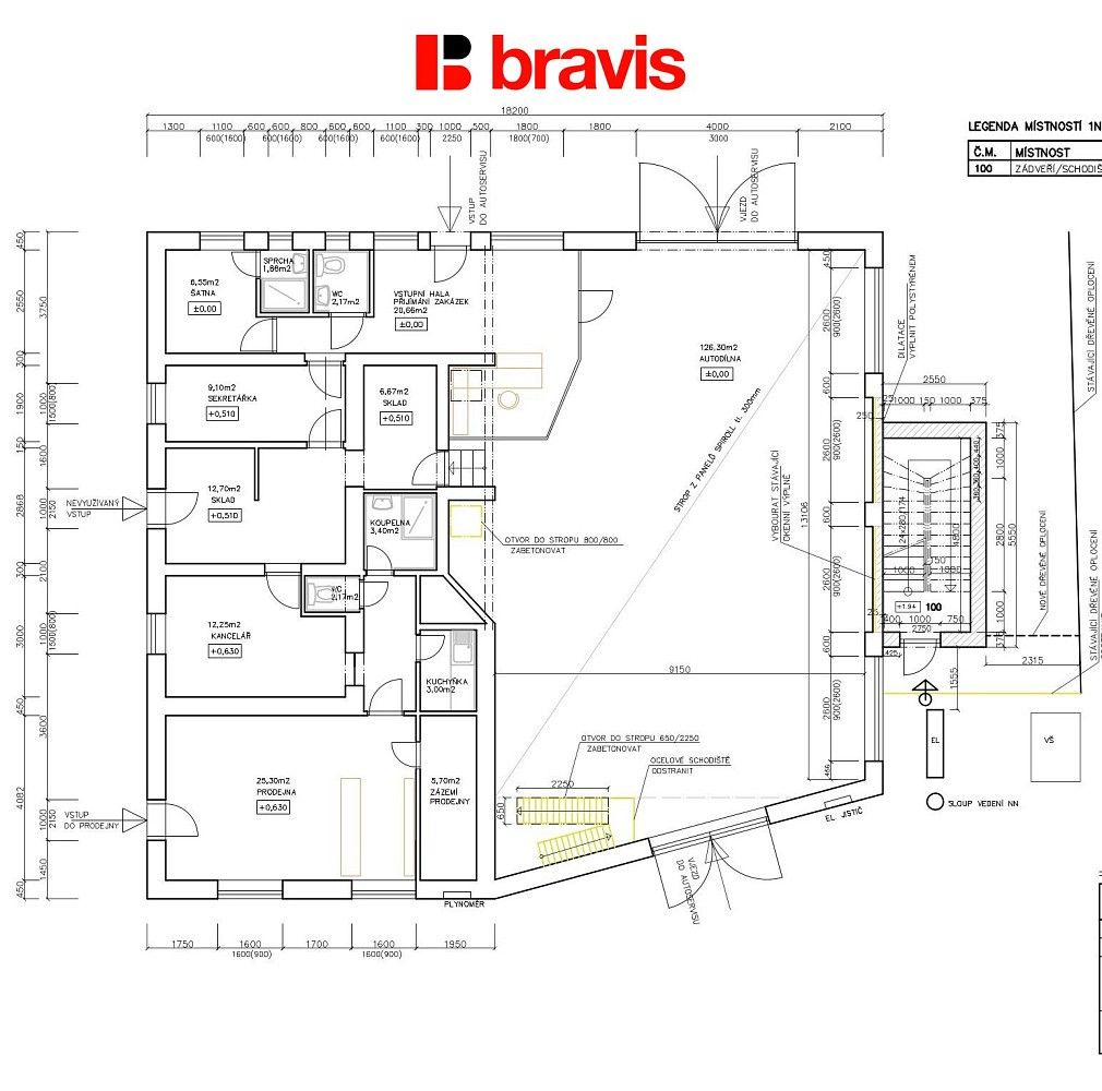 Prodej obchodní prostory - Brno - Holásky, okres Brno-město, Jihomoravský kraj, 400 m² - 5