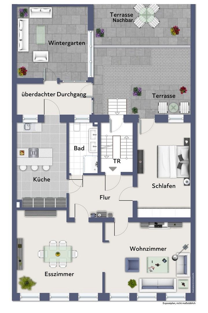 3+1, Kölner Str. 21, , Severní Porýní-Vestfálsko, 143 m² - 1