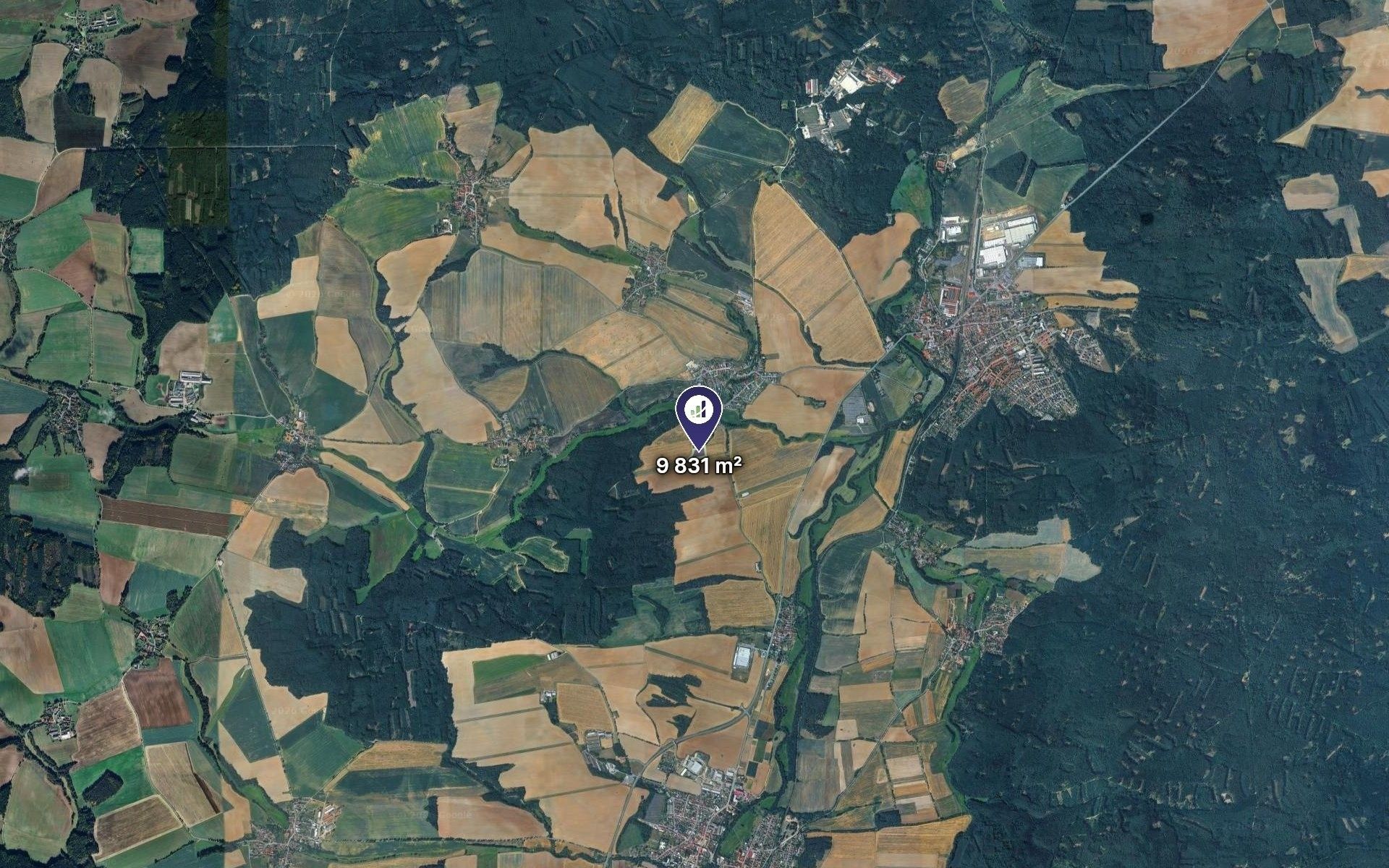 Zemědělské pozemky, Kvíčovice, 3 277 m² - 2