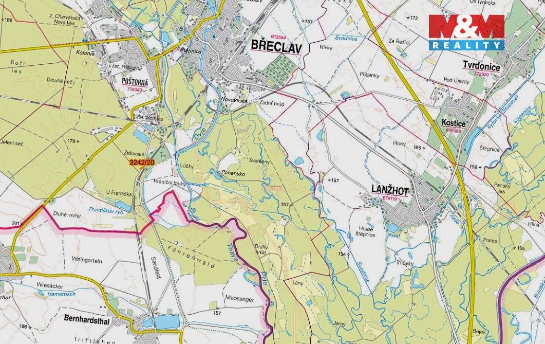 Prodej pozemek pro bydlení - Břeclav, 690 06