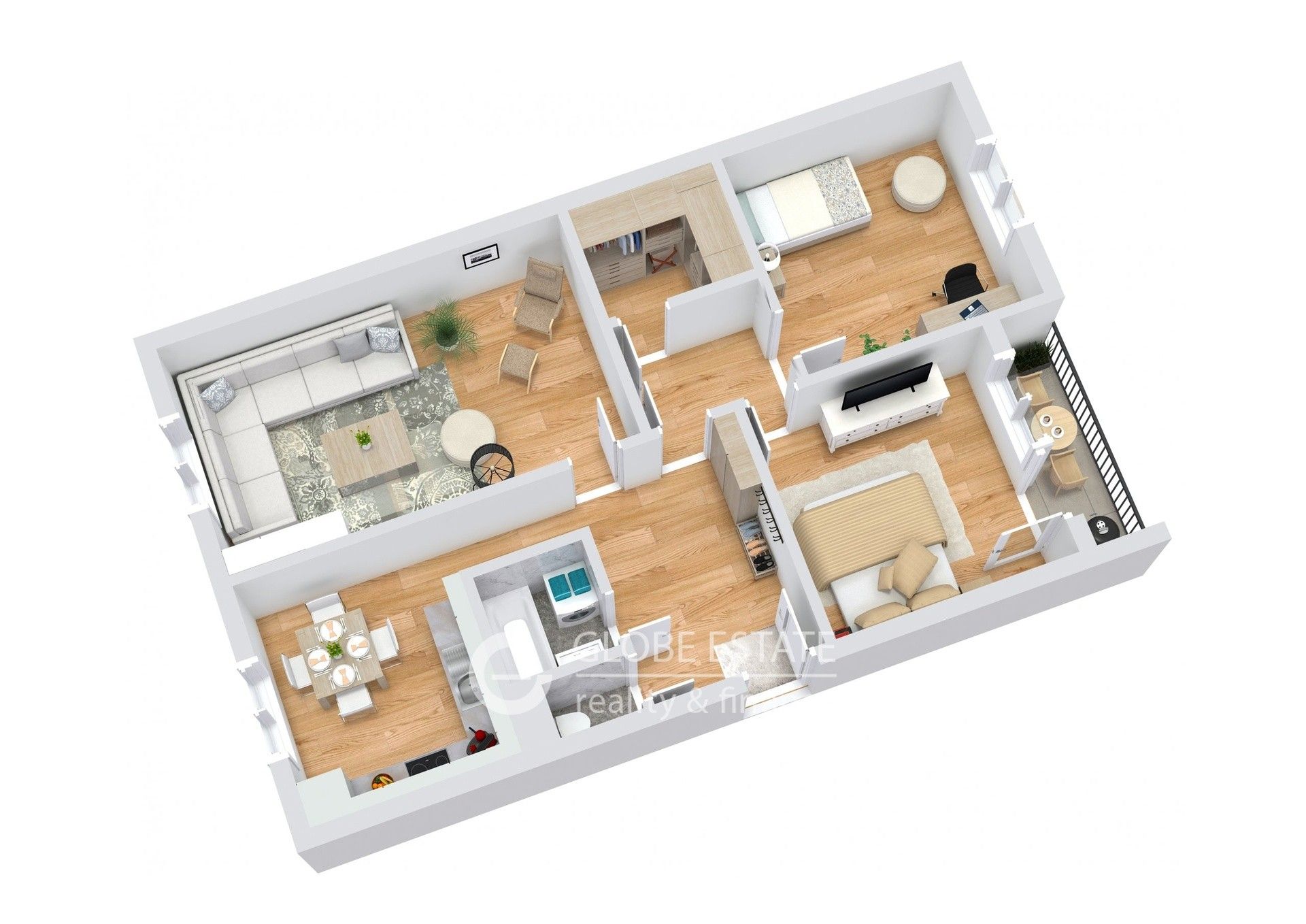 Byt 3+1 · 76 m² · Písnická, Praha - 3