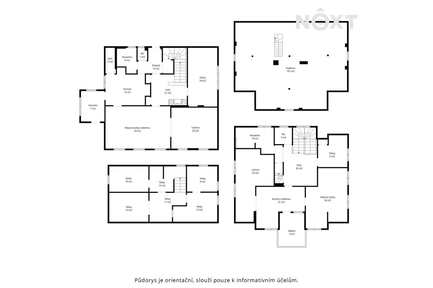 Prodej rodinný dům - Hlubanská 551, Podbořany, 171 m²