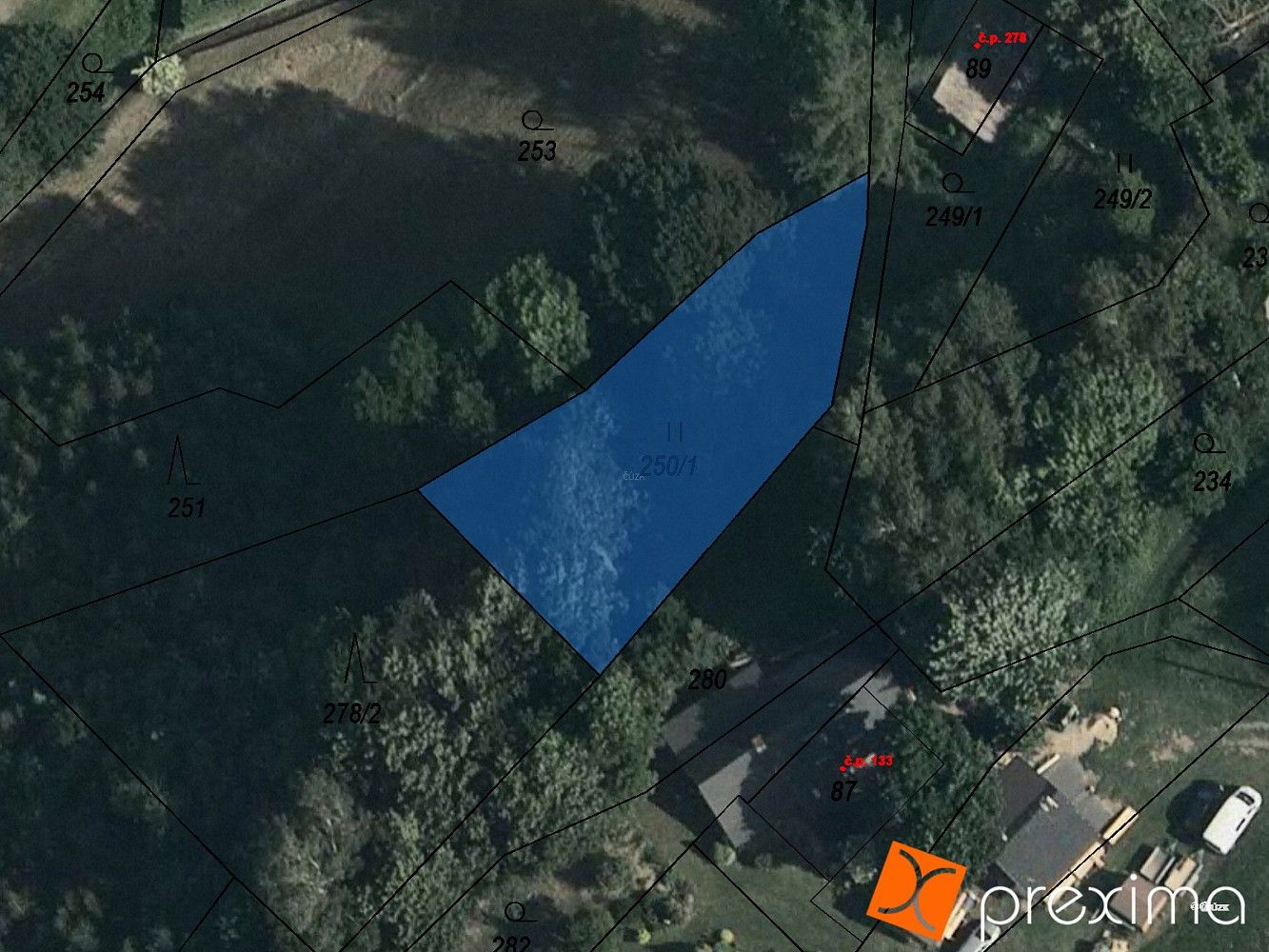 Pozemek, 430 m²
