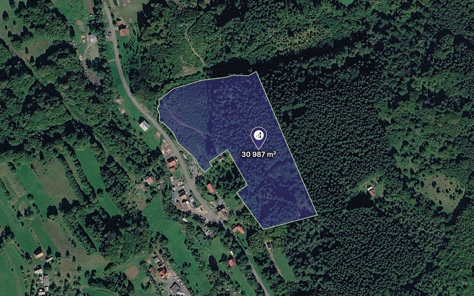 Lesy, Huslenky, 30 987 m² - 1