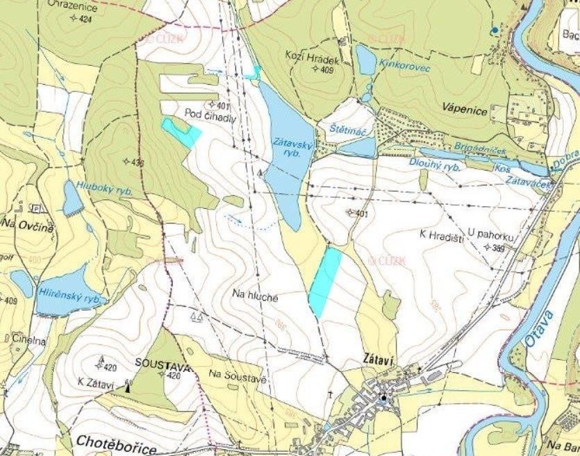Zemědělské pozemky, Kestřany Zátaví - 1