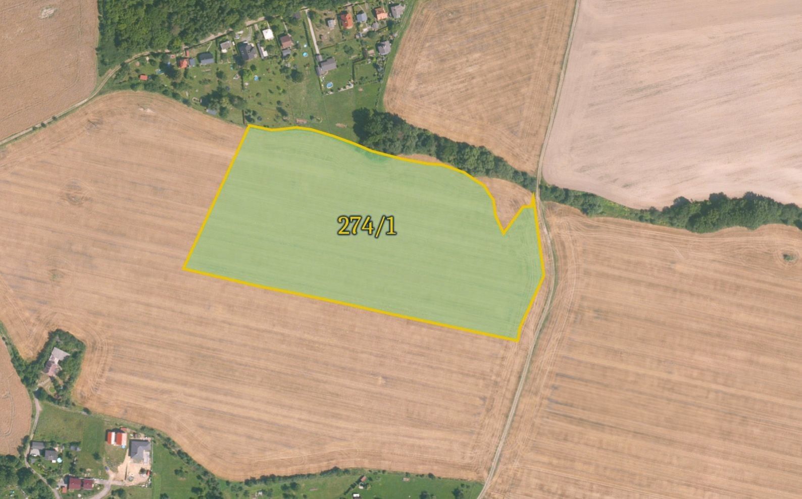 Zemědělské pozemky, Čisovice, 48 086 m²