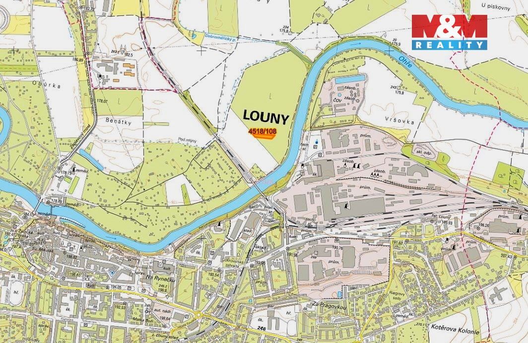 Prodej pozemek pro bydlení - Louny, 440 01