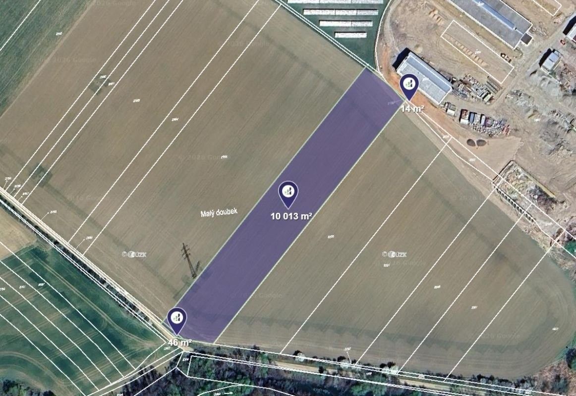 Zemědělské pozemky, Zborovice, 5 037 m²