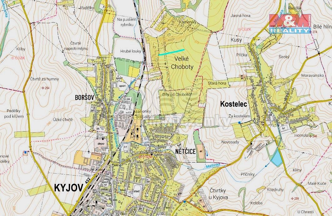 Prodej zemědělský pozemek - Kyjov, okres Hodonín, Jihomoravský kraj - 5