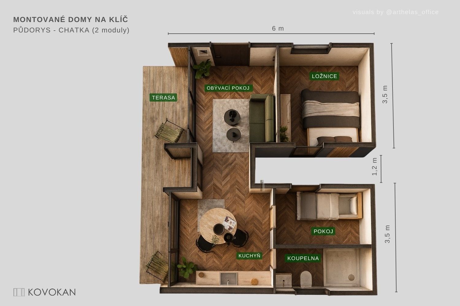 Prodej chata - Ústupky, Seč, 45 m²