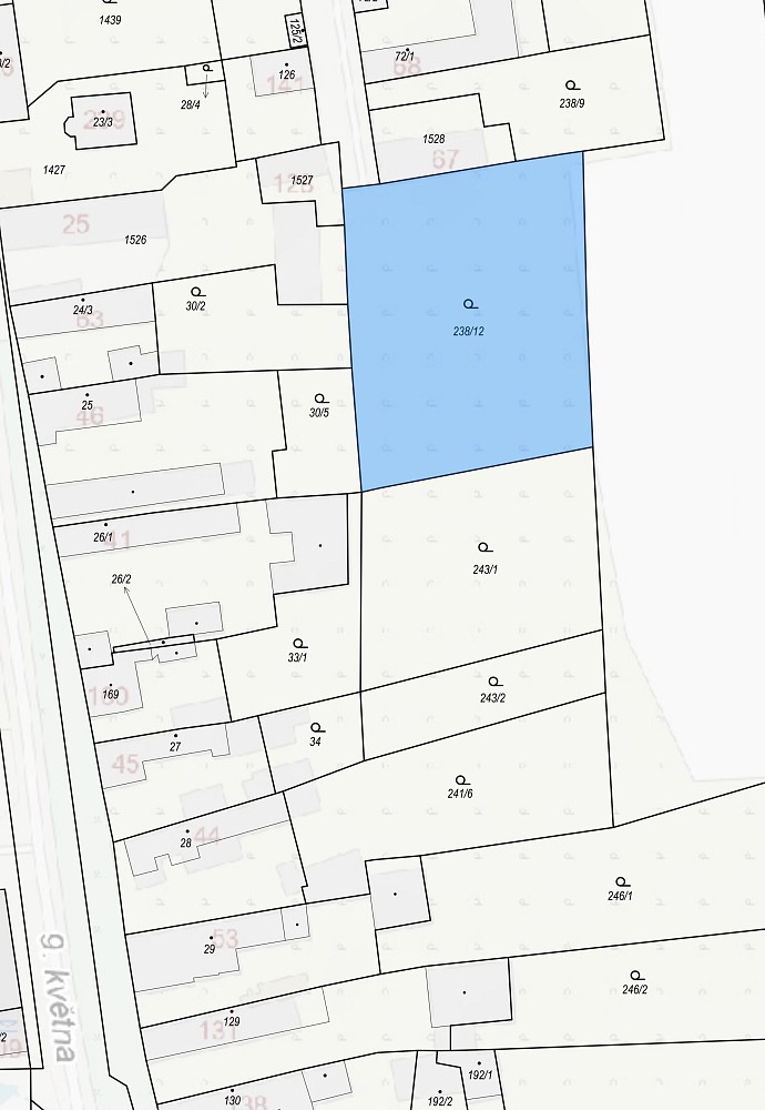 Pozemek pro bydlení, 2 358 m²