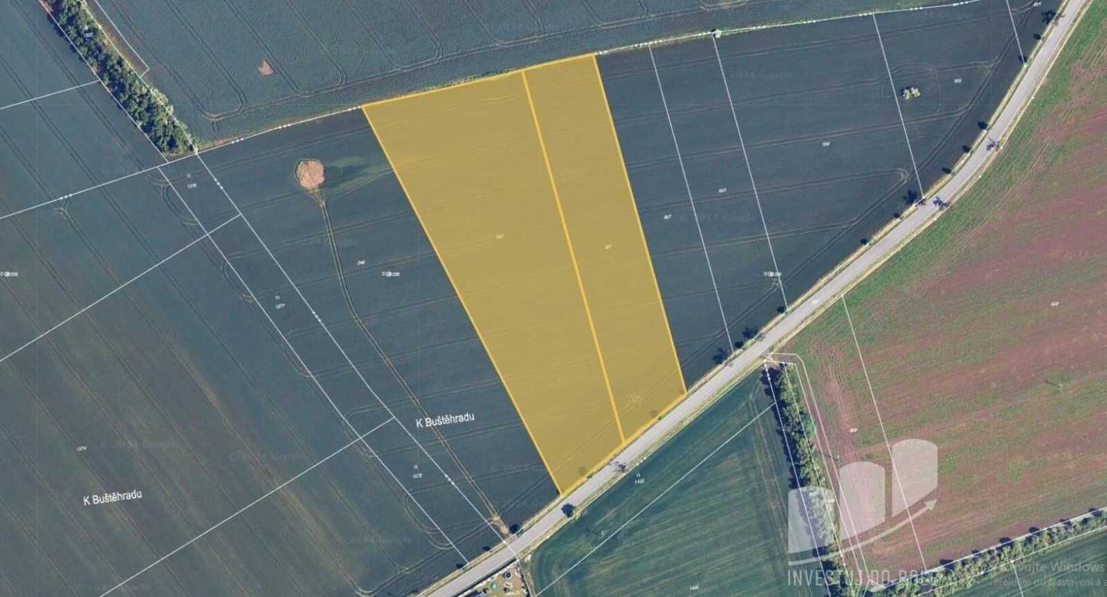 Zemědělské pozemky, Lidice, 11 816 m²