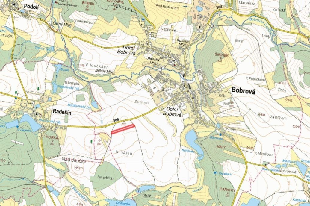Zemědělské pozemky, Bobrová - 2