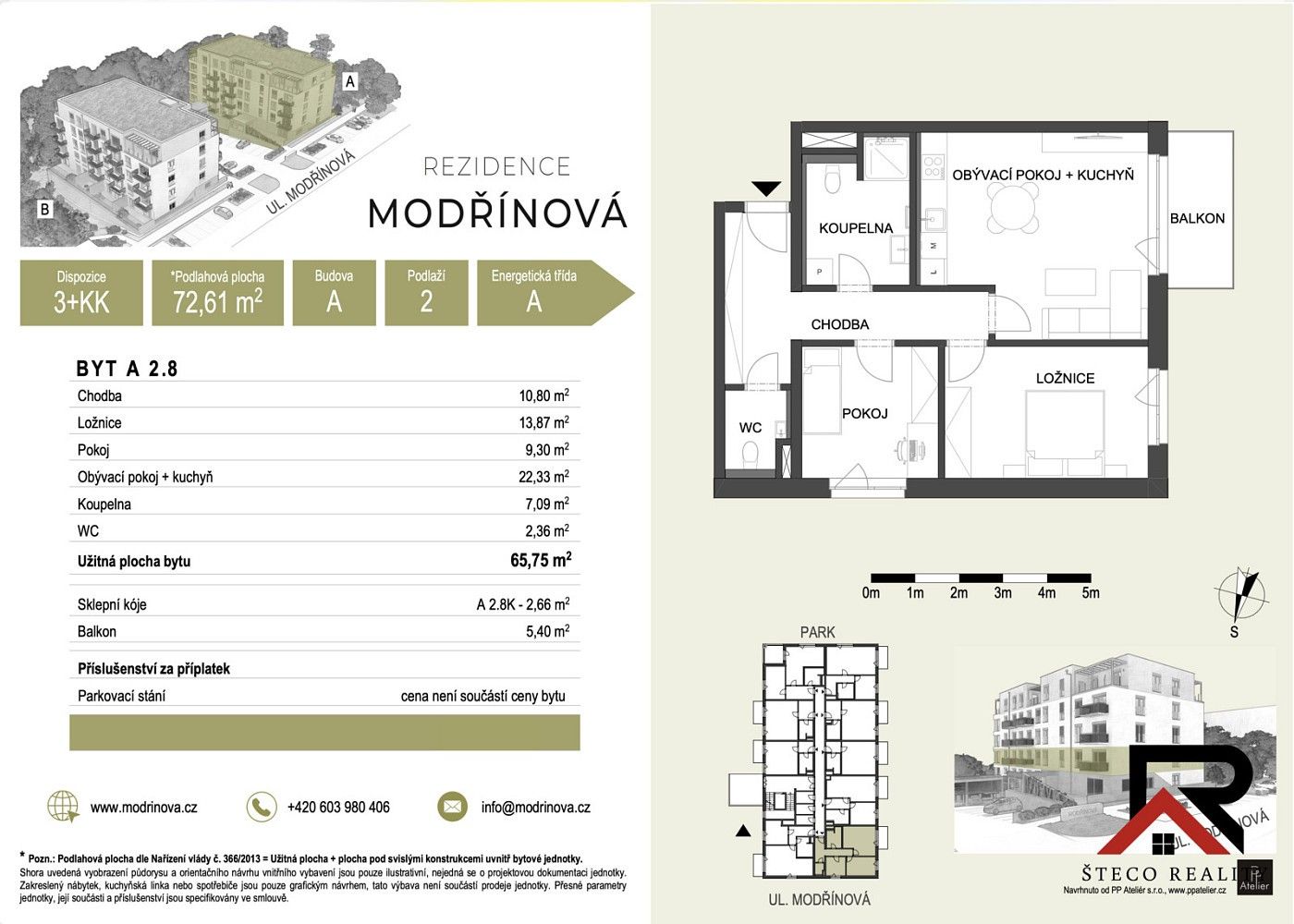 Prodej byt 3+kk - Třebíč - Nové Město, Kraj Vysočina, 73 m² - 5