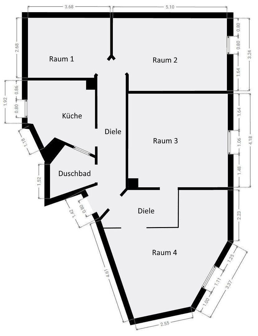 4+1, Altstadtring 25 Braunschweig Braunschweig Niedersachsen 38118, 78 m² - 2