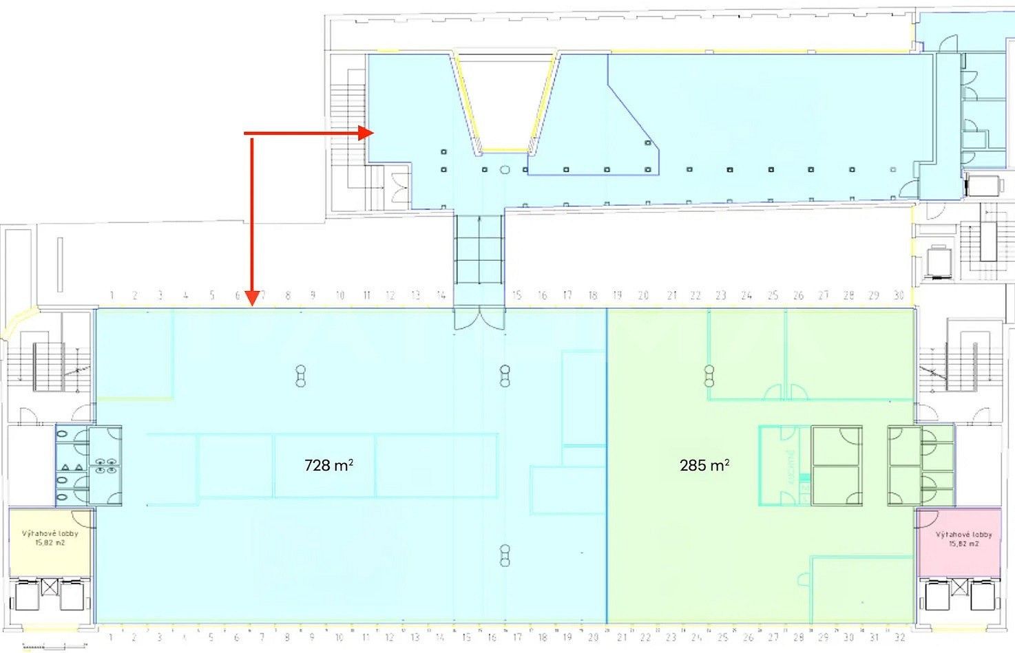 Kancelář · 728 m² · Thámova, Praha 8 - Karlín - 3