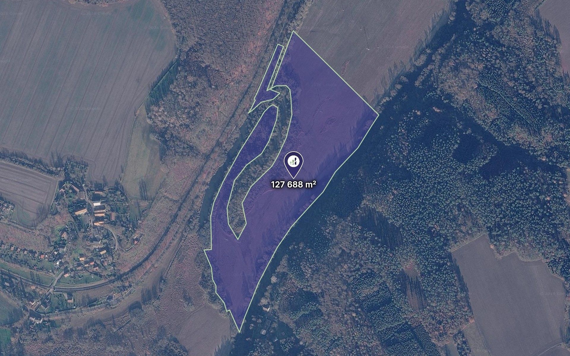 Louka, 127 688 m²