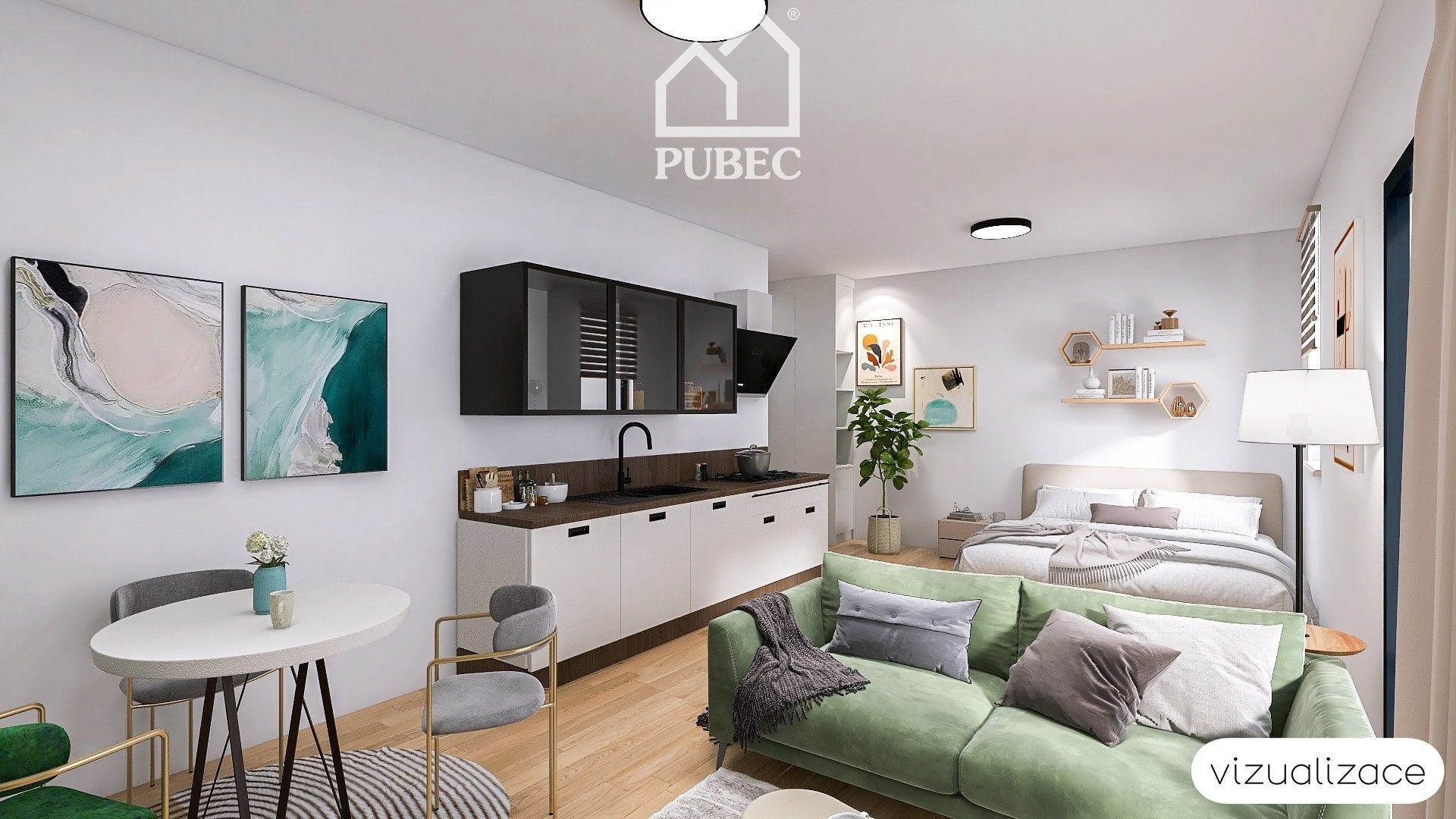 1+kk, Na Okraji, Plzeň, 38 m²