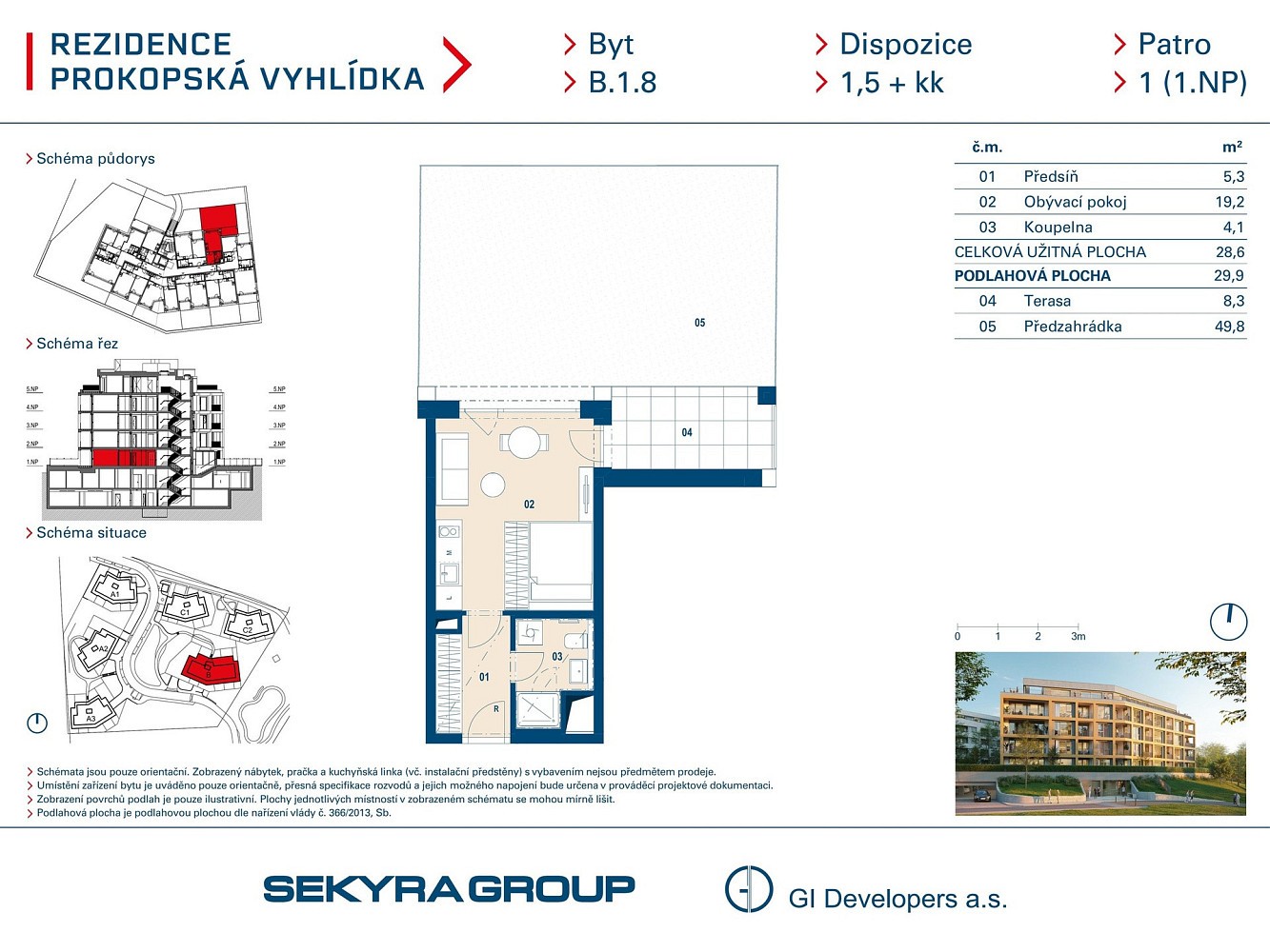1+kk, Radlická, Praha 5 - Jinonice, 29 m² - 2