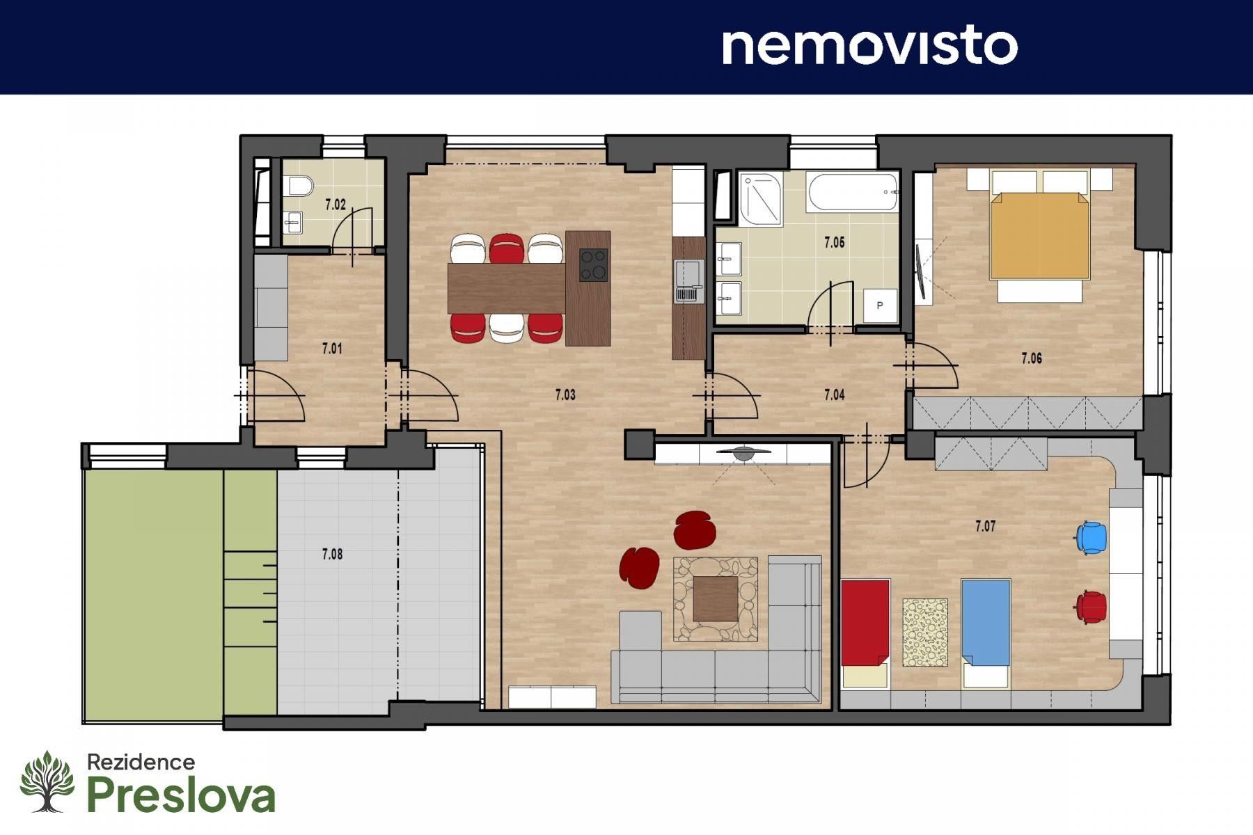 Byt 3+kk · 128 m² · Preslova, Ostrava Moravská Ostrava - 4
