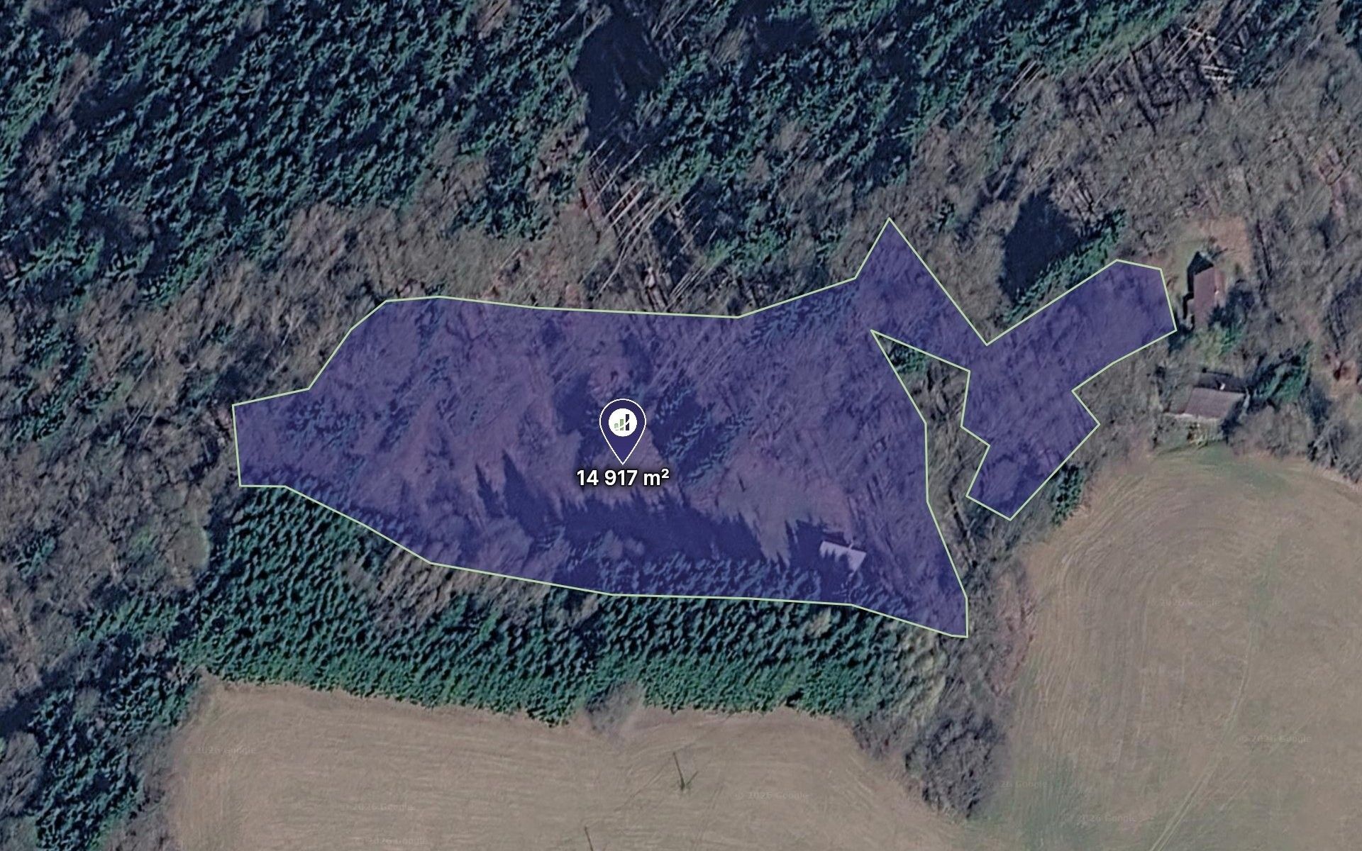 Zahrady, Semily, 4 972 m² - 1