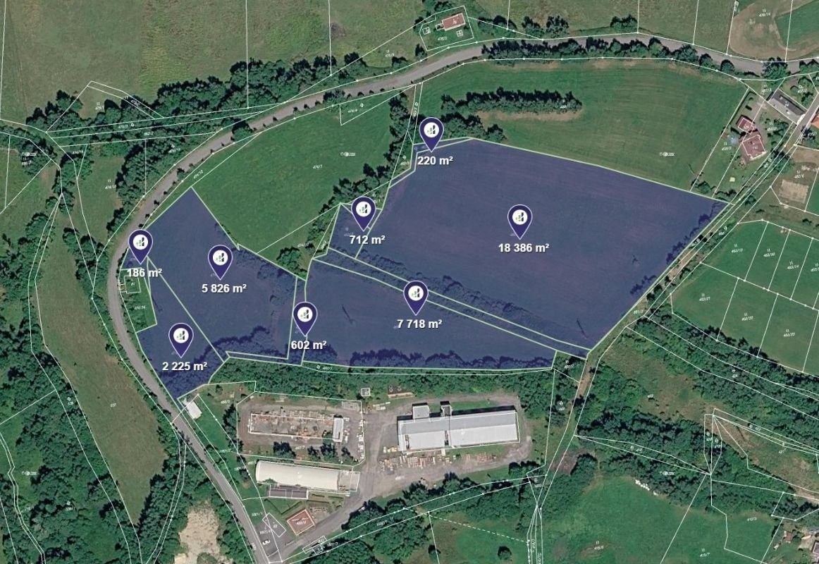 Pozemek pro bydlení, 9 729 m²