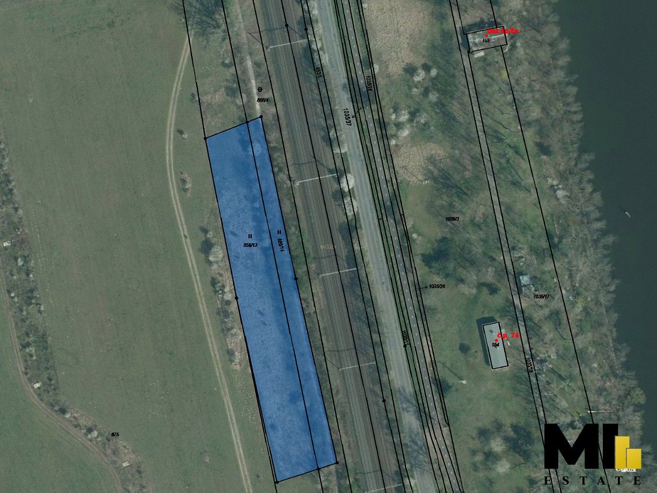 Louka, 4 109 m²