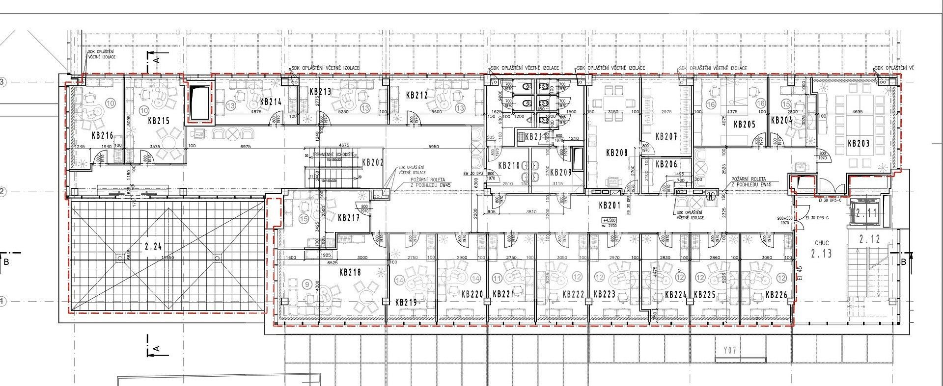 Pronájem kancelář - Praha - Krč, okres Praha 4, Hlavní město Praha, 505 m² - 5