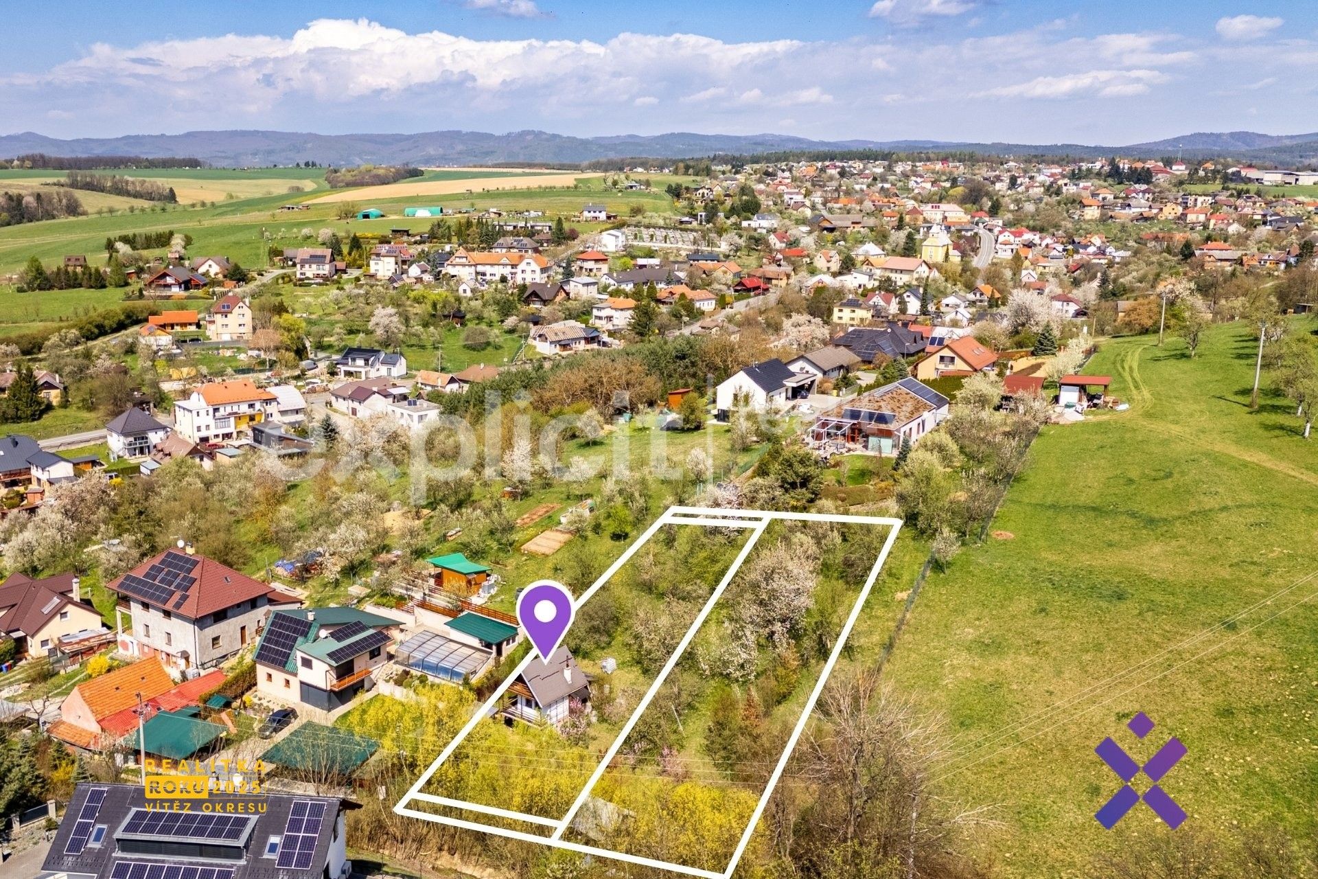 Pozemky pro bydlení, Nivka, Hvozdná, 739 m² - 2