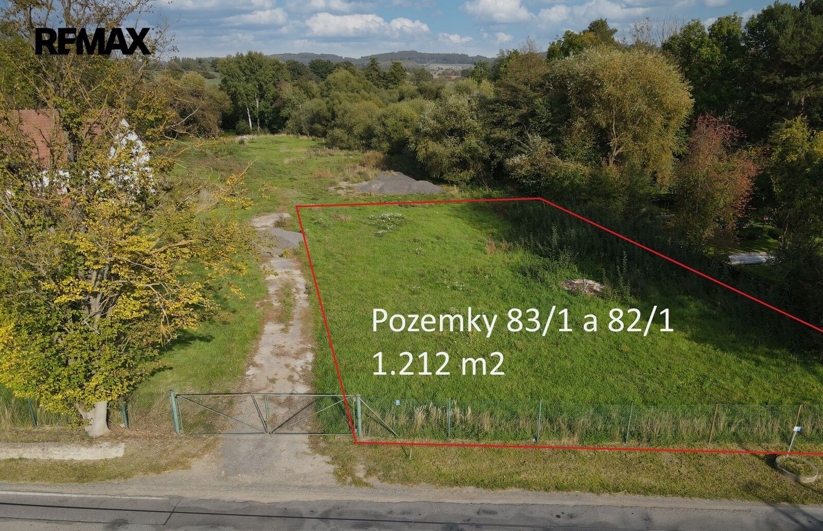 Pozemky pro bydlení, Sedlec-Prčice, 1 212 m² - 1